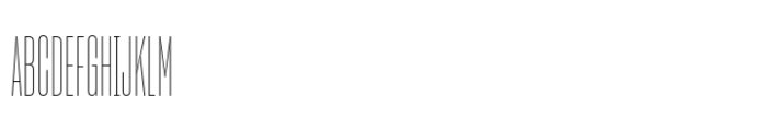 Sharp Grotesk Latin Thin 06 Font UPPERCASE