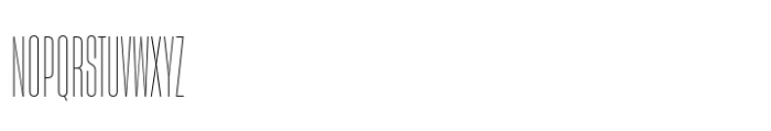 Sharp Grotesk Latin Thin 06 Font UPPERCASE