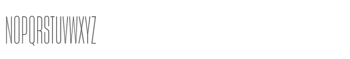 Sharp Grotesk Latin Thin 07 Font UPPERCASE
