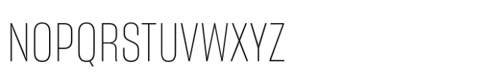 Sharp Grotesk Latin Thin 13 Font UPPERCASE