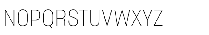 Sharp Grotesk Latin Thin 16 Font UPPERCASE