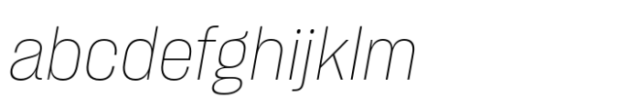 Sharp Grotesk Latin Thin Italic 16 FONT
