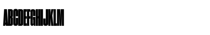 Sharp Grotesk Paneuropean Black 09 Font UPPERCASE