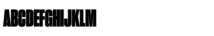 Sharp Grotesk Paneuropean Black 12 Font UPPERCASE
