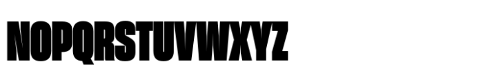Sharp Grotesk Paneuropean Black 14 Font UPPERCASE