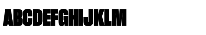 Sharp Grotesk Paneuropean Black 15 Font UPPERCASE