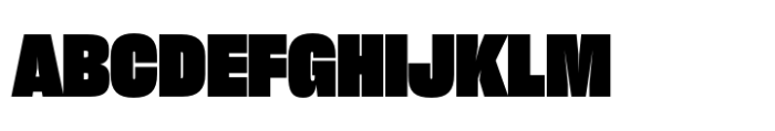 Sharp Grotesk Paneuropean Black 18 Font UPPERCASE
