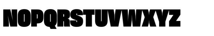 Sharp Grotesk Paneuropean Black 18 Font UPPERCASE