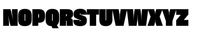 Sharp Grotesk Paneuropean Black 19 Font UPPERCASE