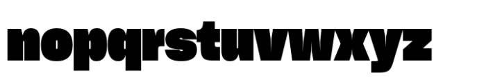 Sharp Grotesk Paneuropean Black 20 Font LOWERCASE