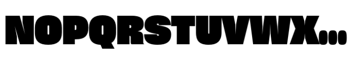 Sharp Grotesk Paneuropean Black 21 Font UPPERCASE