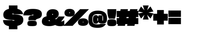 Sharp Grotesk Paneuropean Black 24 Font OTHER CHARS