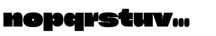 Sharp Grotesk Paneuropean Black 25 Font LOWERCASE