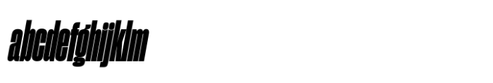 Sharp Grotesk Paneuropean Black Italic 09 FONT