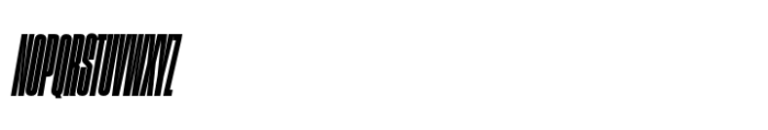Sharp Grotesk Paneuropean Black Italic06 Font UPPERCASE