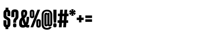 Sharp Grotesk Paneuropean Bold 12 Font OTHER CHARS
