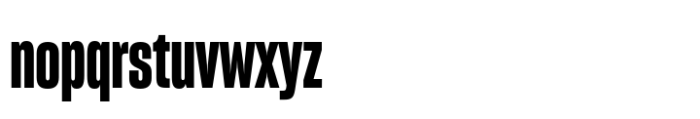 Sharp Grotesk Paneuropean Bold 12 Font LOWERCASE