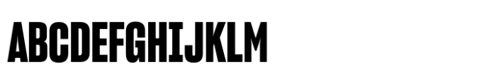 Sharp Grotesk Paneuropean Bold 13 Font UPPERCASE