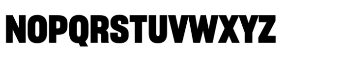 Sharp Grotesk Paneuropean Bold 17 Font UPPERCASE