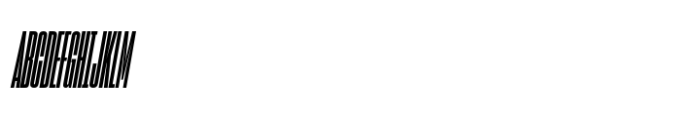 Sharp Grotesk Paneuropean Bold Italic 05 Font UPPERCASE