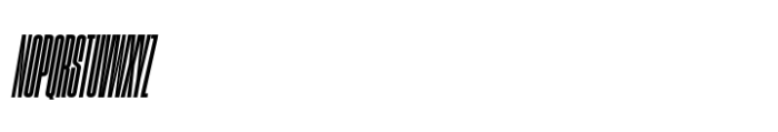 Sharp Grotesk Paneuropean Bold Italic 05 Font UPPERCASE