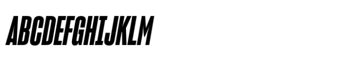 Sharp Grotesk Paneuropean Bold Italic 11 Font UPPERCASE
