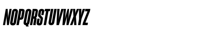Sharp Grotesk Paneuropean Bold Italic 11 Font UPPERCASE