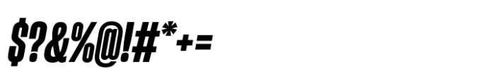Sharp Grotesk Paneuropean Bold Italic 12 Font OTHER CHARS