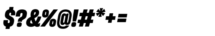 Sharp Grotesk Paneuropean Bold Italic 16 Font OTHER CHARS