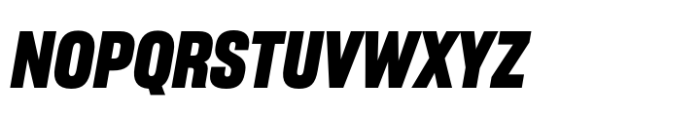 Sharp Grotesk Paneuropean Bold Italic 16 Font UPPERCASE