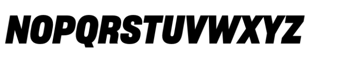 Sharp Grotesk Paneuropean Bold Italic 18 Font UPPERCASE
