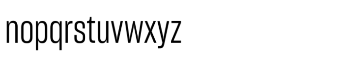 Sharp Grotesk Paneuropean Book 13 Font LOWERCASE