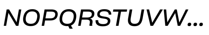 Sharp Grotesk Paneuropean Book Italic 22 Font UPPERCASE