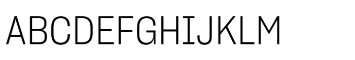 Sharp Grotesk Paneuropean Light 17 Font UPPERCASE