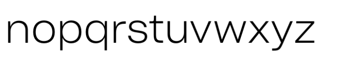 Sharp Grotesk Paneuropean Light 20 Font LOWERCASE