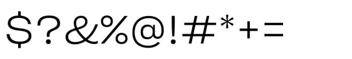 Sharp Grotesk Paneuropean Light 22 Font OTHER CHARS