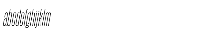Sharp Grotesk Paneuropean Light Italic 07 FONT