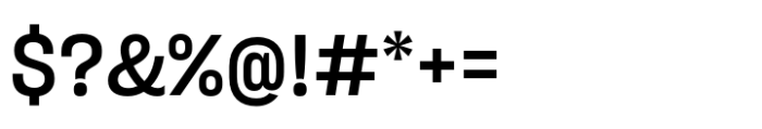 Sharp Grotesk Paneuropean Medium 18 Font OTHER CHARS