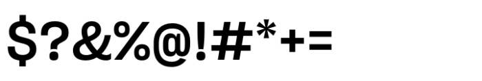 Sharp Grotesk Paneuropean Medium 19 Font OTHER CHARS