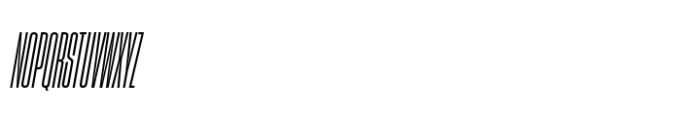Sharp Grotesk Paneuropean Medium Italic 05 Font UPPERCASE