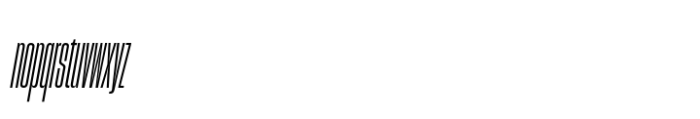 Sharp Grotesk Paneuropean Medium Italic 05 Font LOWERCASE