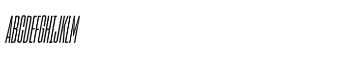 Sharp Grotesk Paneuropean Medium Italic 06 Font UPPERCASE