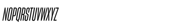 Sharp Grotesk Paneuropean Medium Italic 09 Font UPPERCASE