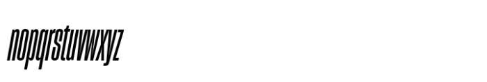 Sharp Grotesk Paneuropean Semi Bold Italic 07 Font LOWERCASE