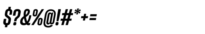 Sharp Grotesk Paneuropean Semi Bold Italic 13 Font OTHER CHARS
