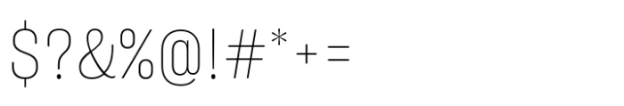 Sharp Grotesk Thai Thin 15 Font OTHER CHARS