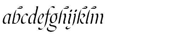 Sharp Roman Italic FONT
