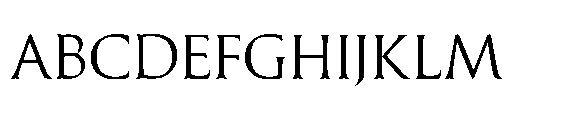 Sharp Roman Regular Font UPPERCASE