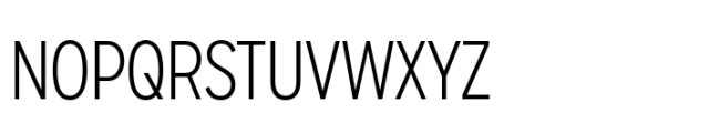 Sharp Sans Condensed Book Font UPPERCASE