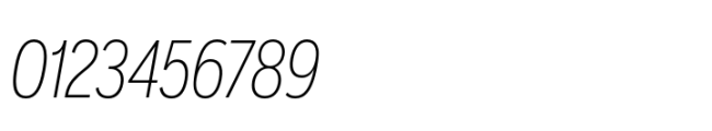 Sharp Sans Condensed Light Italic Font OTHER CHARS